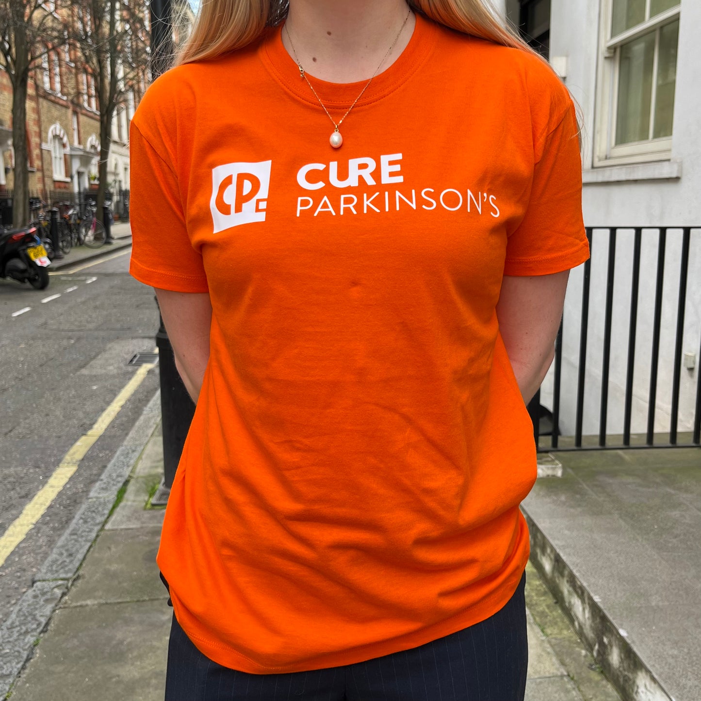 Cure Parkinson's T-shirt: Orange