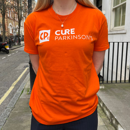 Cure Parkinson's T-shirt: Orange